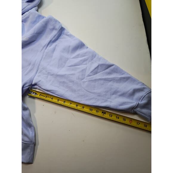 Wild Fable Light Blue Relaxed Fit Pullover Hoodie with Heart - Picture 6 of 7